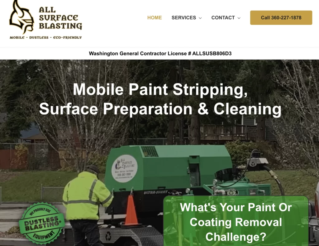 All Surface Blasting Website